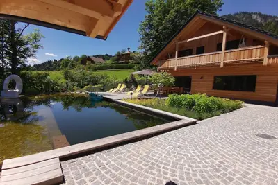 Image de Chalet premium à Tauplitz avec sauna et piscine