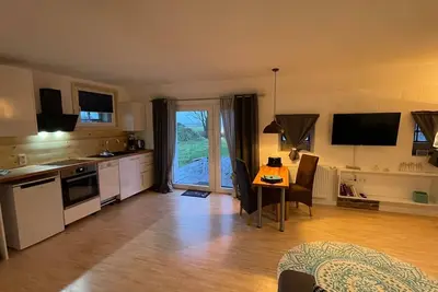 Image de Gulfhof Studio \"Norderney\" with a fantastic view of the nature reserve