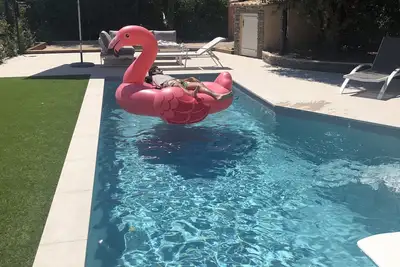 Image de Jolie maison provençale avec vue mer et piscine à 5 mns des plages