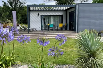 Image de Ravissant écolodge avec piscine-jacuzzi chauffés à l'année en Charente-Maritime