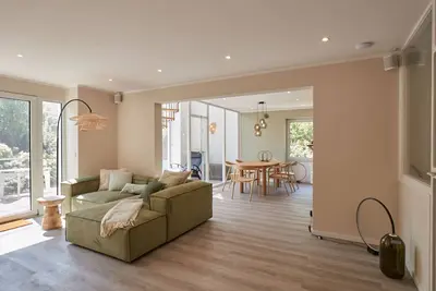 Image de Maison près de la mer du Nord et plage sud