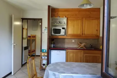 Image de Wifi, centre station, 3ème étage, balcon, télévision, casier à ski, 28m², Samoëns