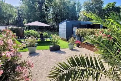 Image de Magnifique écolodge Tribu Df14 avec piscine et jacuzzi chauffés - Wifi