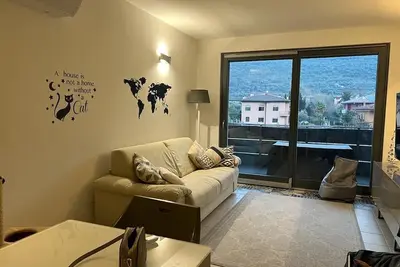 Image de Modern and bright two-room apartment with garage, Wi-Fi, a/c, terrace