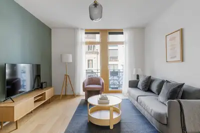 Sleek Gundeldingen 3 Room w/ Storage, nr Basel Main Stn, by Blueground