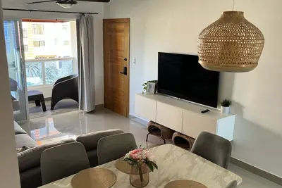 Beautiful boho style cozy apartment