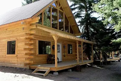 Image de San Juan Log Home 4 beds, 3 br, 2 baths, on the river, mtn view