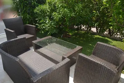 Image de 2-minute walk to the beach, air conditioning, swimming pool and private parking.