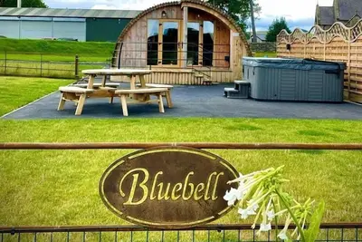 Image de Bluebell - Glamping Pod with Hot Tub Sleeping 4, Pet friendly