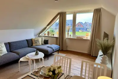 Image de Location-Deichblick-Salle de bain privée séparée