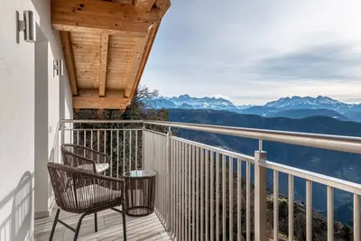 Image de Appartement \"Reiterhof Gaia\" avec vue sur les montagnes, jardin privé et Wi-Fi.