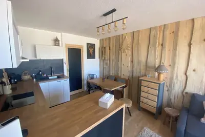 Image de « Le cocon Pèlerin » Appartement chaleureux, déco montagne à 50 m des remontées