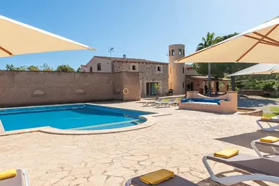 Grande Maison Rurale Fina pour 12 Personnes à Felanitx, Mallorca