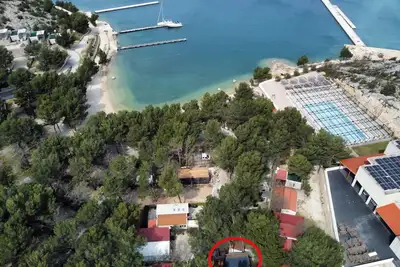 Image de Appartement de deux chambres prés de la plage Drage, Biograd (A-20703-a)