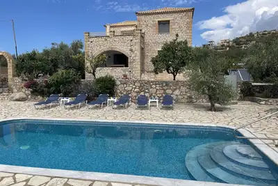 Image de Our beautiful Greek home with private pool, large outdoor areas and lovely views