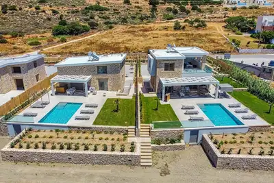 2 New Villas - Prive Pools-Walk to Falassarna Beach-Free daily Breakfast & Clean