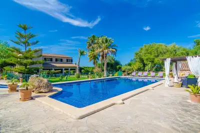 Es Camp Fred -  beautiful villa with spectacular private pool and impressive garden. Free
