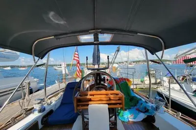 Image de Boothbay Harbor from a Unique Perspective: Stay on the Sailboat Windsong at a Full-Service Marina!