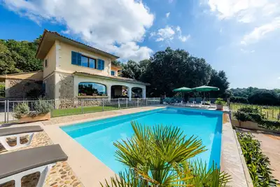Maison de campagne \"Es Pujols\" avec piscine privée, terrasse privée et Wi-Fi.