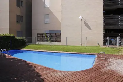 Image de Duplex à 80m de la plage avec piscine, climatisation et Wi-Fi à Torredembarra