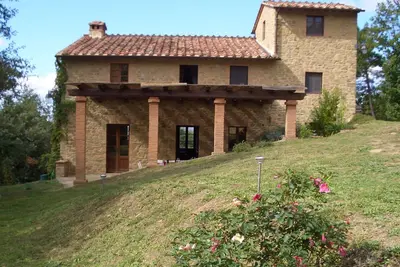 Image de Villa Chianti, 12mas, restaurée, grande piscine, au sommet des collines,