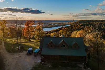 Image de The River View Lodge Sun Set Views over Looking Mississippi River Romantic