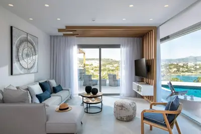 Image de Villa Anemos Heated pool