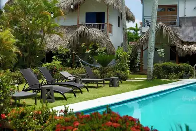Image de LasTerrenasPlayaBonita+NearBeach+CoZyPlace+3br+7Beds/14Pax+/OPENKitchen. >TVSmart