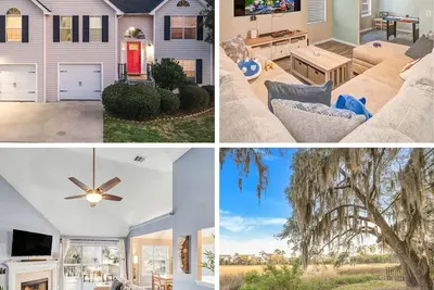 Image de 🏝️ Marsh-Front  |  🕹️ Retro Game Room 🎮  |  Sleeps <18!