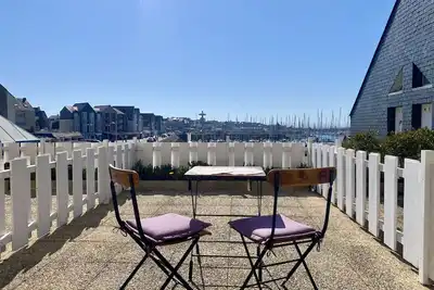 Image de Studio avec grande terrasse à louer pour les vacances sur le Port du Crouesty