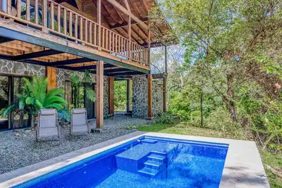 Image de Rustic mountain-view home near the beach with private pool, deck, W\/D, & WiFi