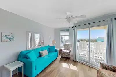 Image de Beachfront home with ocean-view balcony, two pools, waterslide, & beach access
