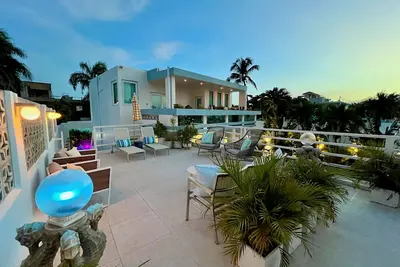 Image de The entire property is a lush tropical paradise perfect for entertaining and relaxing.