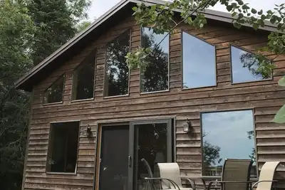 Cabin on pristine Big Turtle Lake