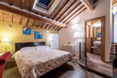 Appartement dans un hôtel \"Maison d'hôtes Montepulciano\" avec Wi-Fi et climatisation.