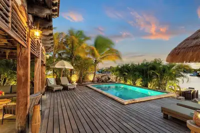 Image de Luxe Villa aan het Water op het Tropische Bonaire