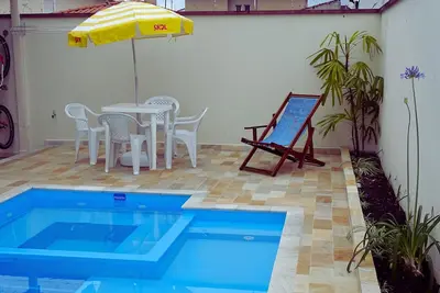Image de House in Peruíbe, with swimming pool and hydro - 5 min from the beach.
