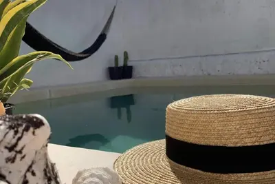 Casita Azul Colonial en el Centro de Mèrida