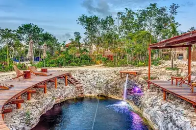 Image de Nature-chic w/Pvt Balcony|Pool|2 Cenotes|Gym|Yoga