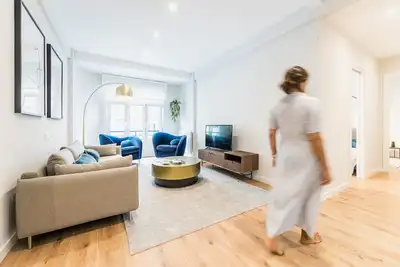 Image de Gran Via Suite: appartement supérieur pour 6 Pax. A 2min de la plage