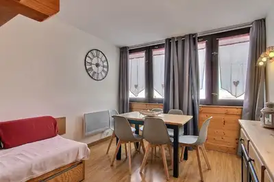 Image de Studio au pied des pistes pour 3-4 personnes Ă Plagne Aime 2000