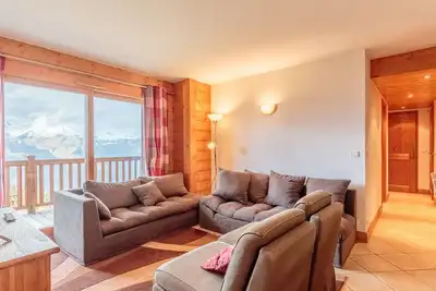 Image de Appartement 4 chambres, skis aux pieds, parking, animaux admis, Wifi