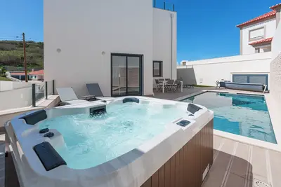 Image de Ammos Villa, villa de plage avec vue océan