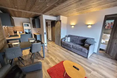 Image de Charmant T2 près pistes, Les Gets, balcon, parking, wifi