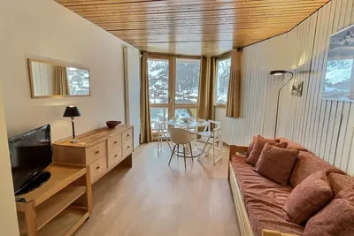 Image de Studio pour 4 personnes à Val-d'Isère, balcon exposé sud