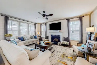 Image de Millville by the Sea home with sunroom, fireplace & great amenity add-ons