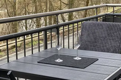 Central apartment directly on the Lahn with a beautiful view of the river