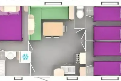 Image de Mobil Home Confort 4 Pièces 6 Personnes + Tv