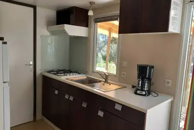 Image de Mobil Home \"Orchidee, Jacinthe\" - Clim - 2 chambres - 28m² 4 personnes