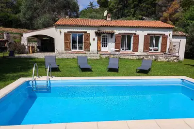 Image de Villa Olivaie St Ange, entre Nice et Saint Paul de Vence 6 personnes